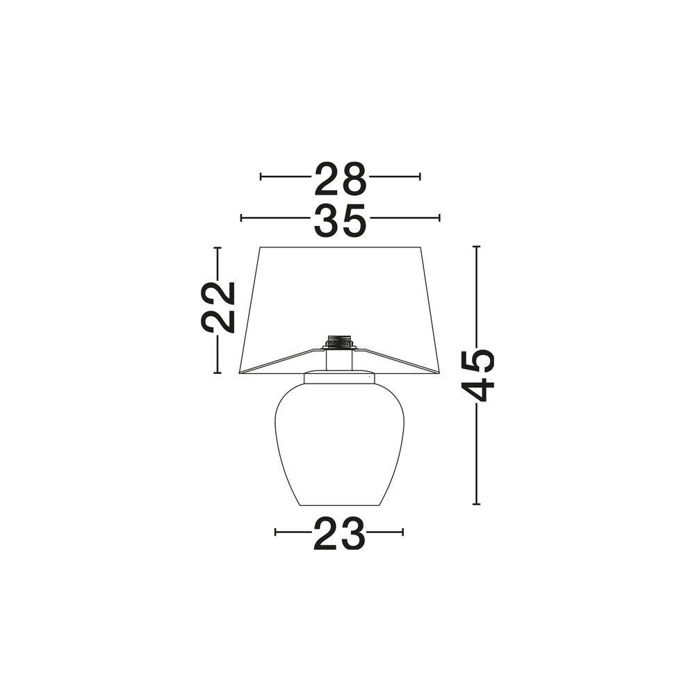 Japandi-Tischlampe Tero Beige Lyora 5212017494023