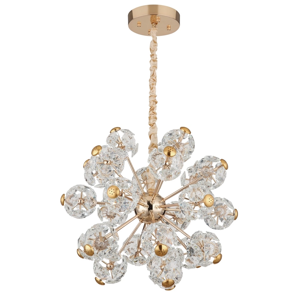 Pendellampe Floriella gold Ø 65 cm Globo 9007371513550