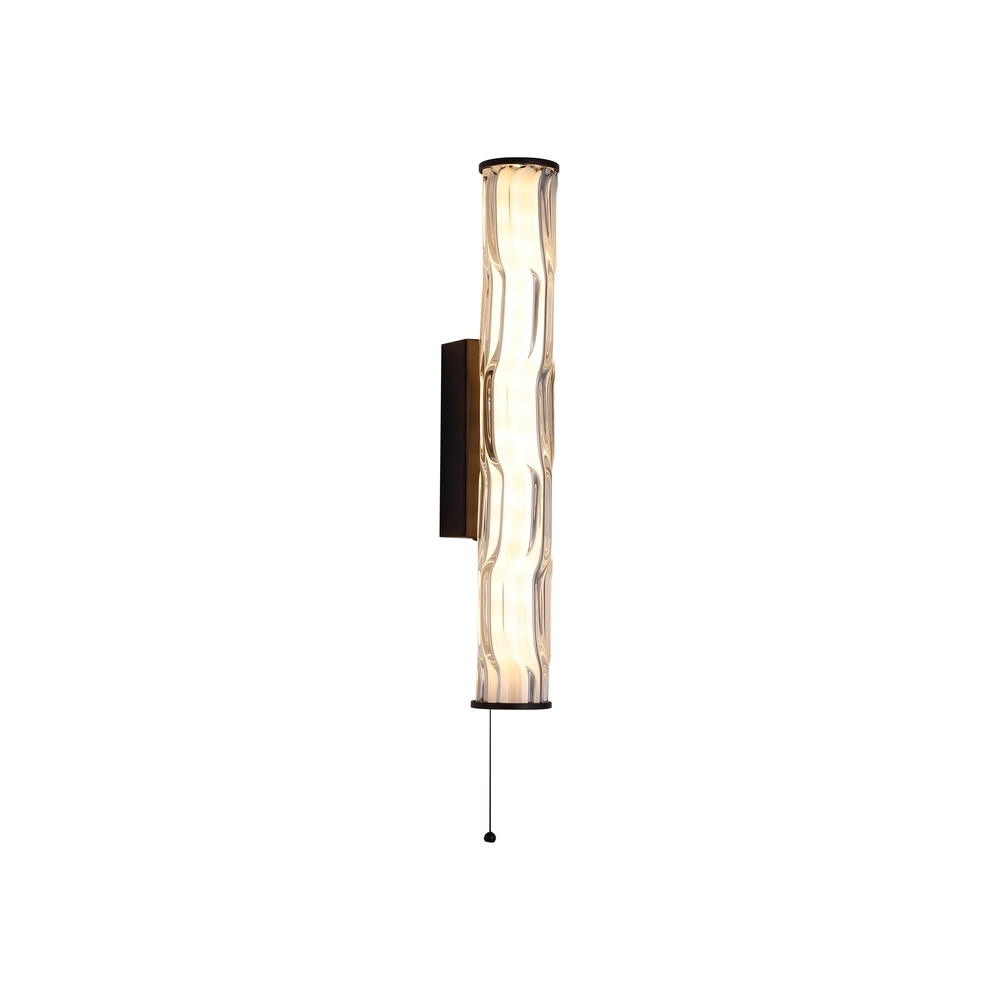 Wandleuchte Vibrate schwarz 43cm