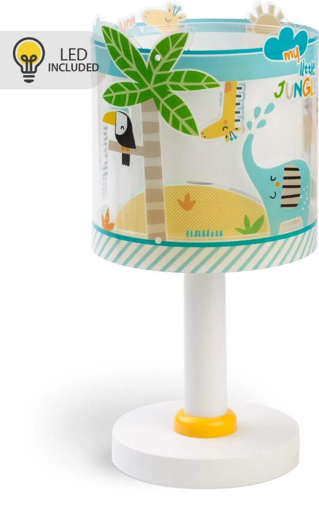 Tischlampe Little Jungle blaues Leuchten im Dunkeln Dalber 8420406001807