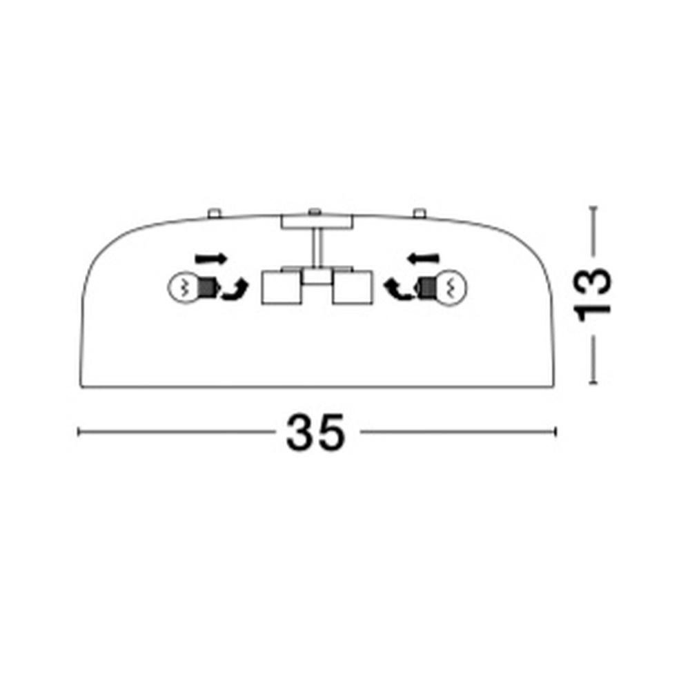 Design-Deckenleuchte Perleto schwarz Ø 35cm Lyora 5212017413925