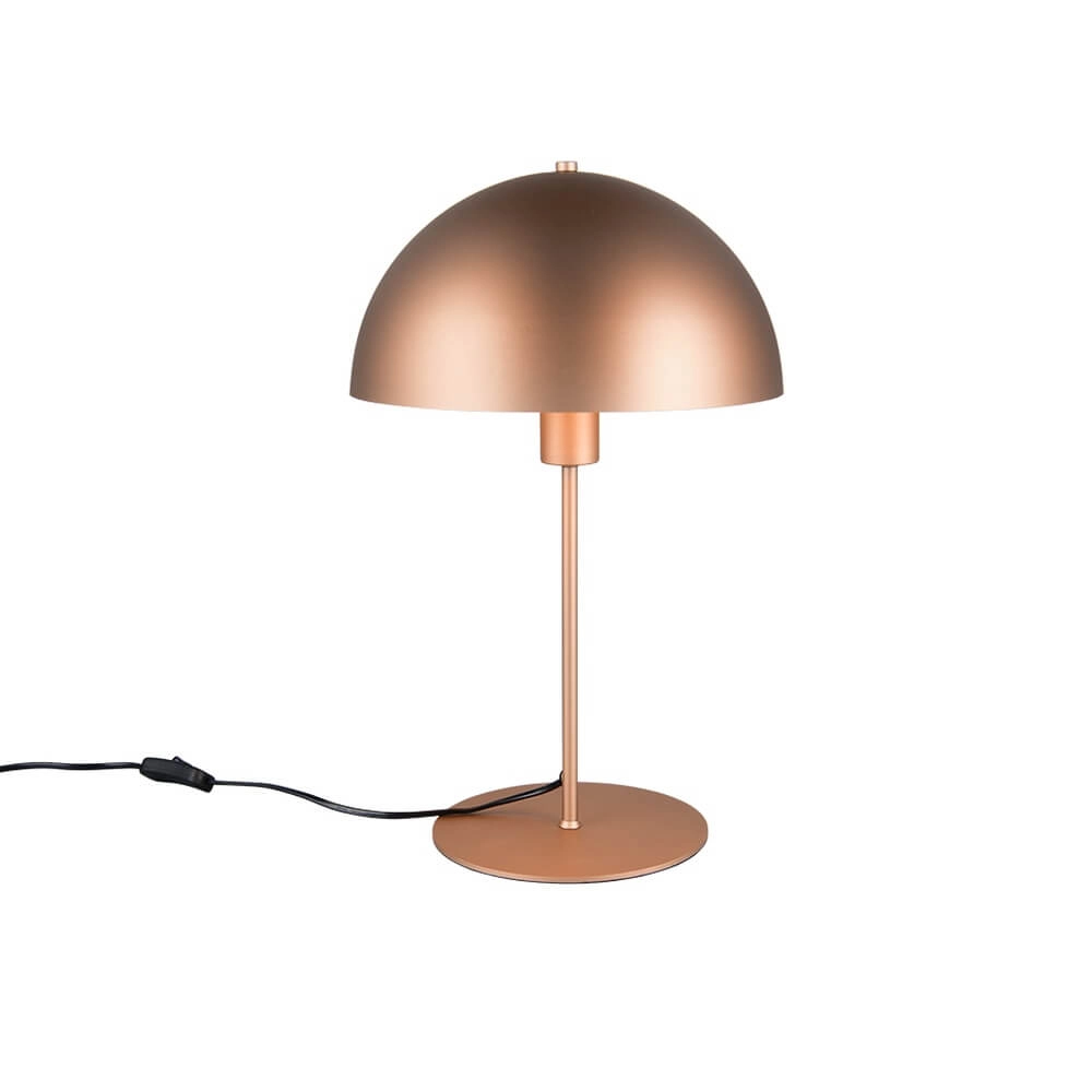 Design-Tischleuchte Nola kaffeebraun Ø 30cm