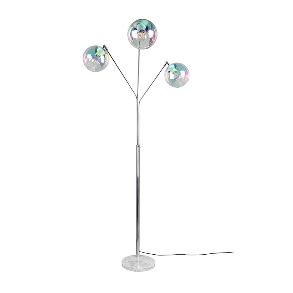 Design-Stehleuchte Paxton Chrom Trio 4017807641219