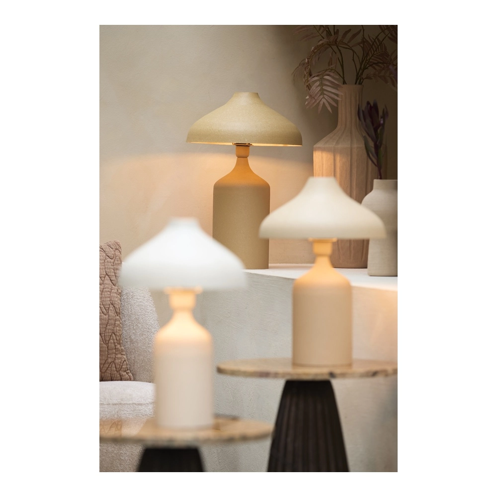 Design-Tischlampe Yebri braune Ø 36cm Light & Living 8717807843861