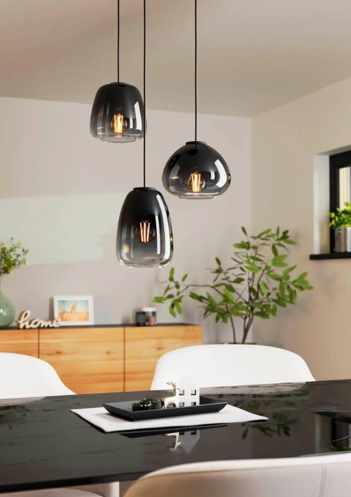 Vide-Hängelampe Aguilares mit Glas Eglo 9008606235568