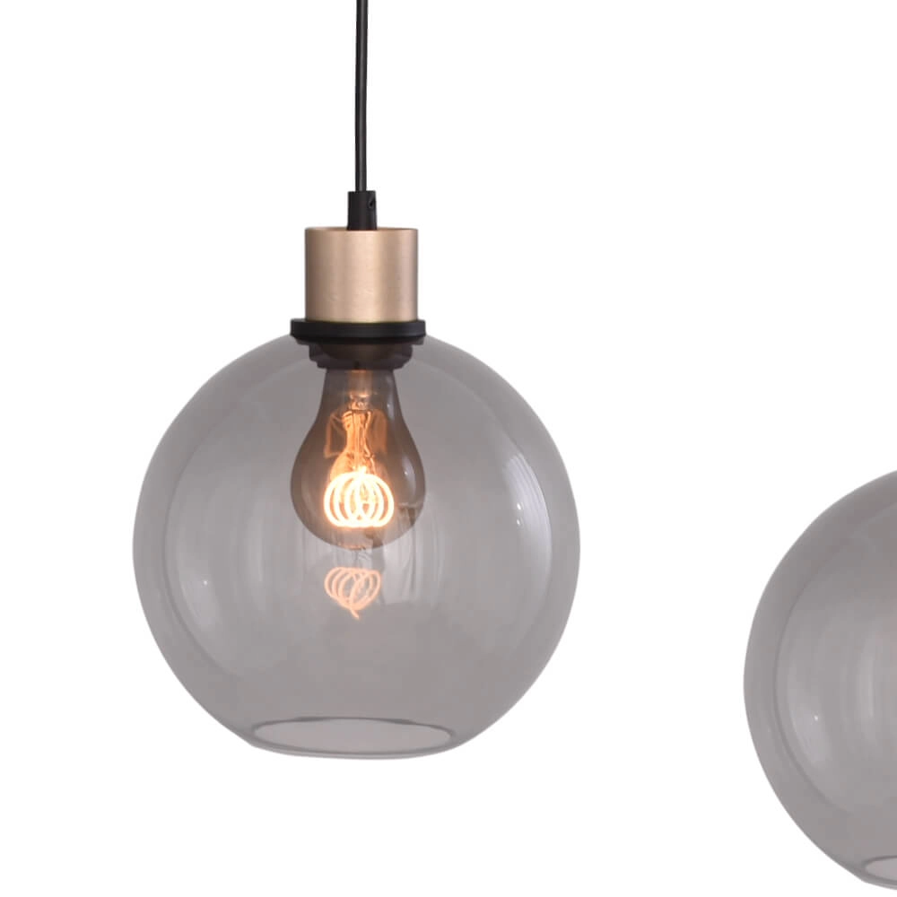 Hängelampe oval Lazise Oval 4x Ø 20cm gold Masterlight 8718121303130