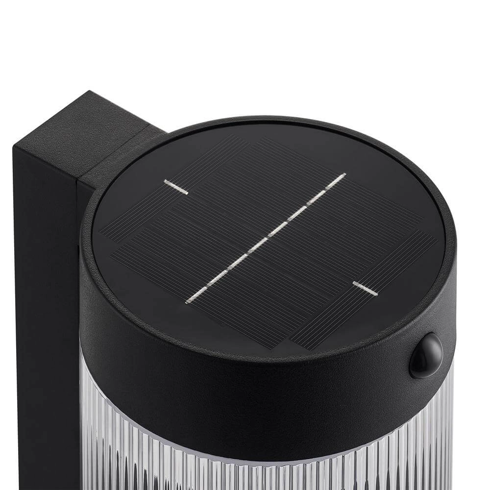 Wandleuchte Coupar Schwarze Solarenergie Nordlux 5704924023439