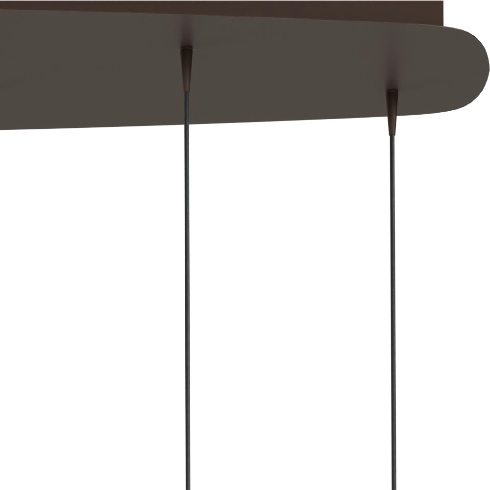 Ovale Pendellampe Alta 8-Glas Kakao Masterlight 8718121438351
