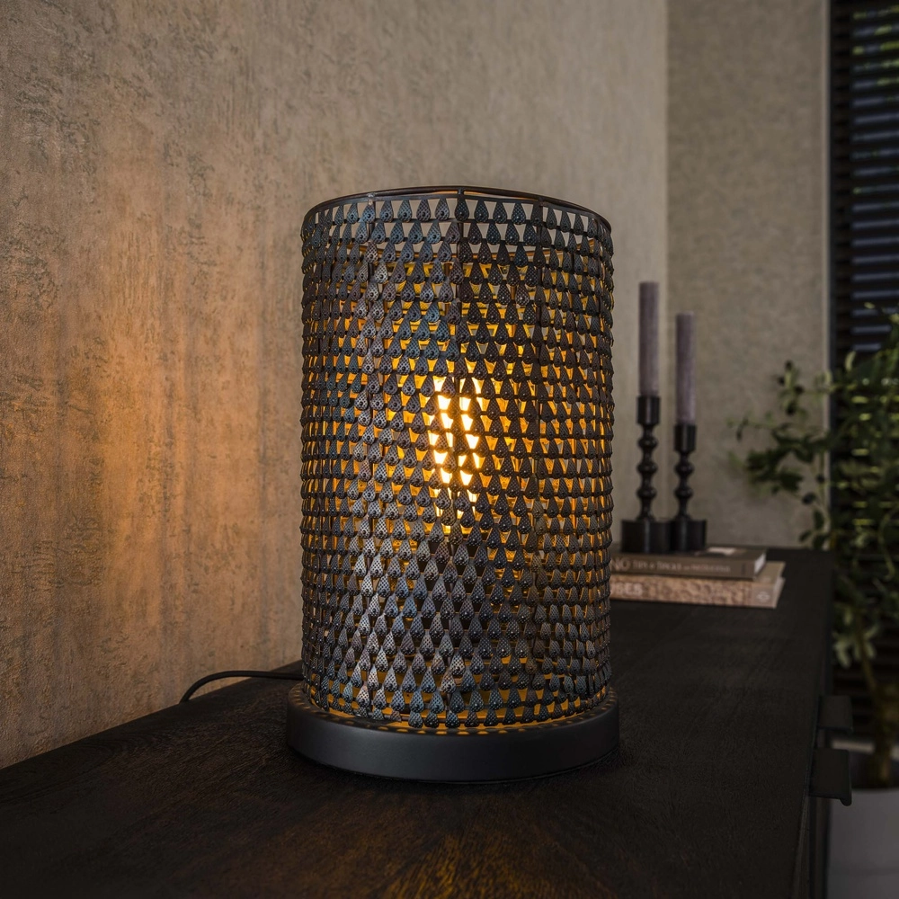 Tischlampe mit maßstabsgetreuem Aussehen Armor Ø 20cm
