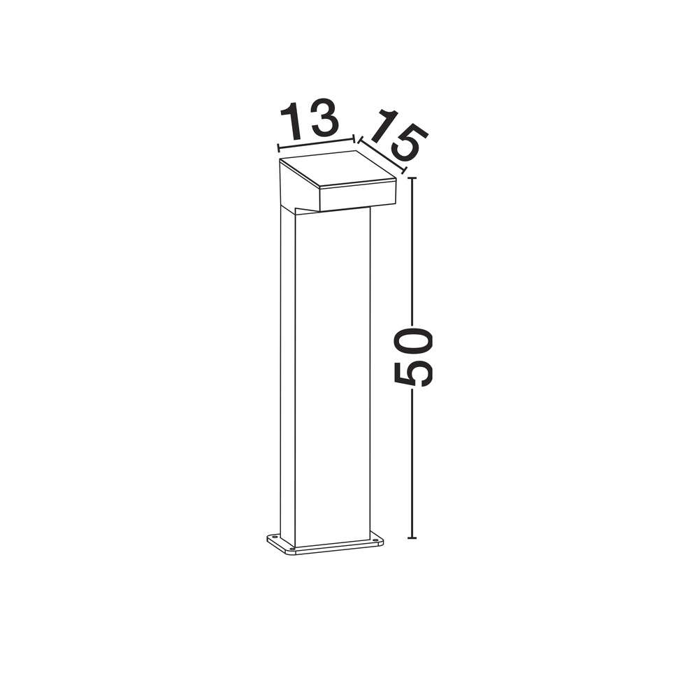 Stehlampe Rob schwarz 50cm Lyora 5212017478818