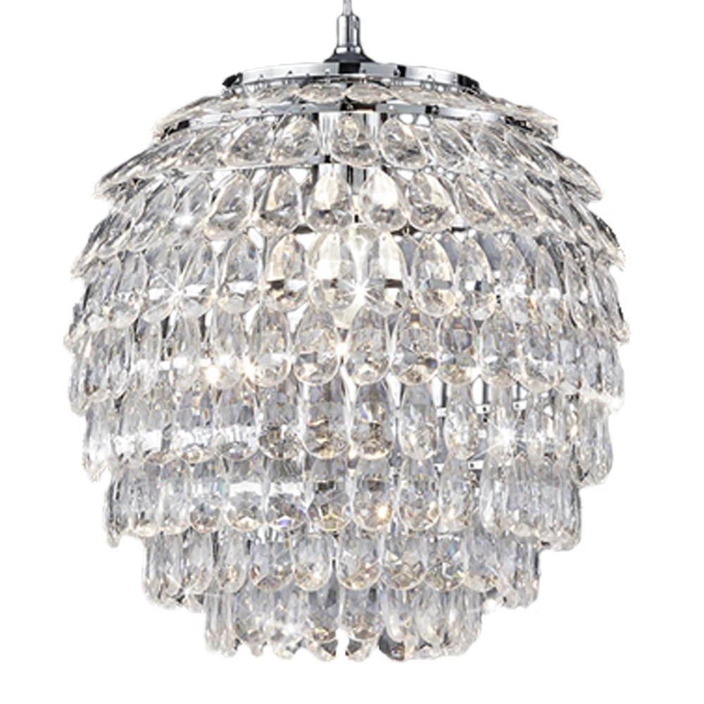 Pendelleuchte Petty Mit Kristall 35 cm Trio 4017807288285