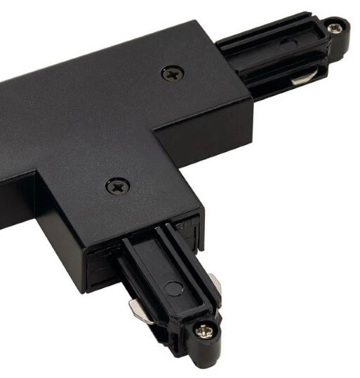 1 Phase T-Connector 2 Erde rechts schwarz SLV 4024163142649