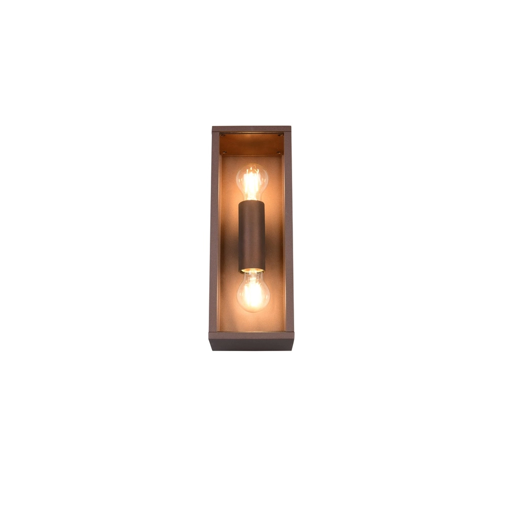Moderne Wandlampe Garonne M rostbraun Trio 4017807687392