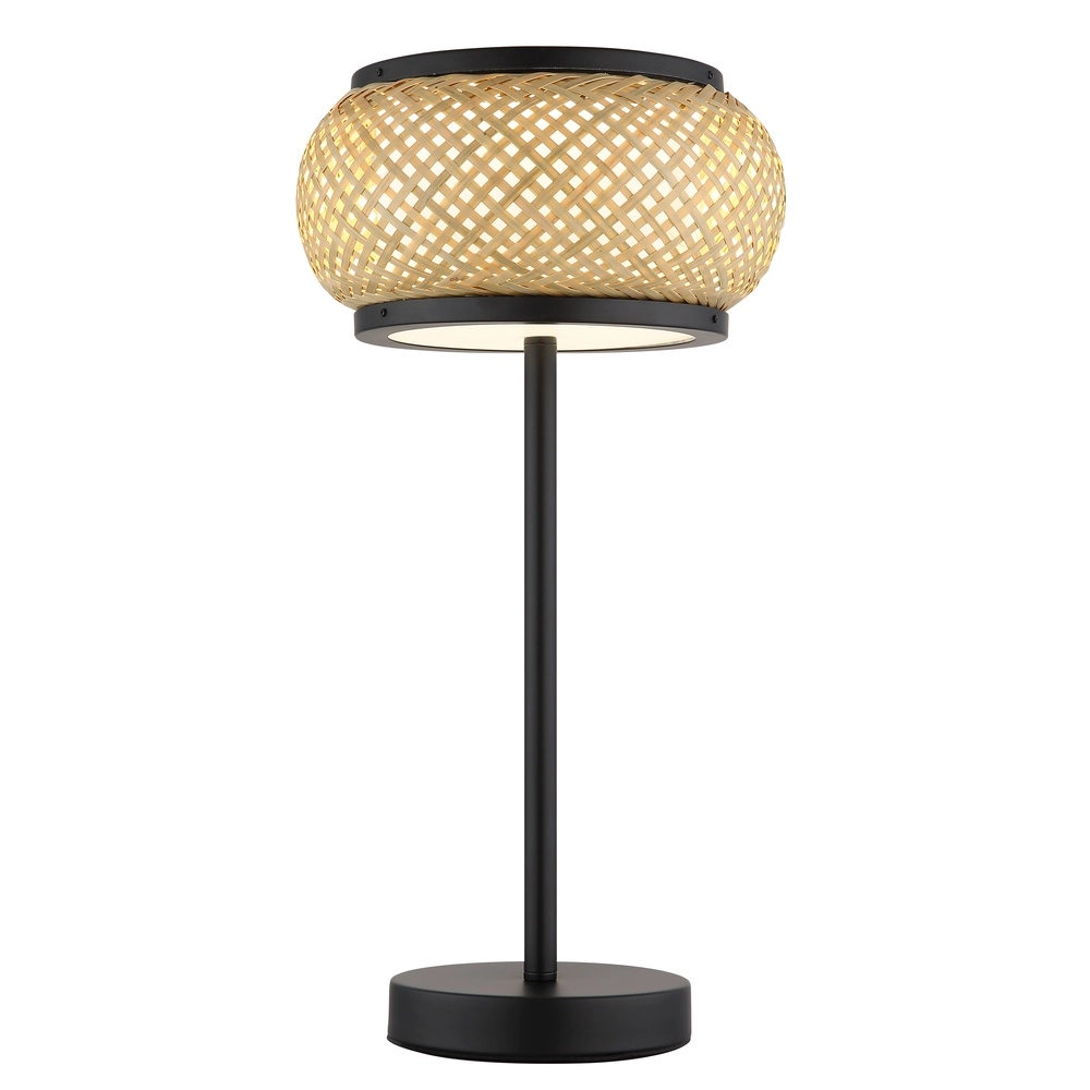 Tischlampe Bambora mit Bambus Globo 9007371572861