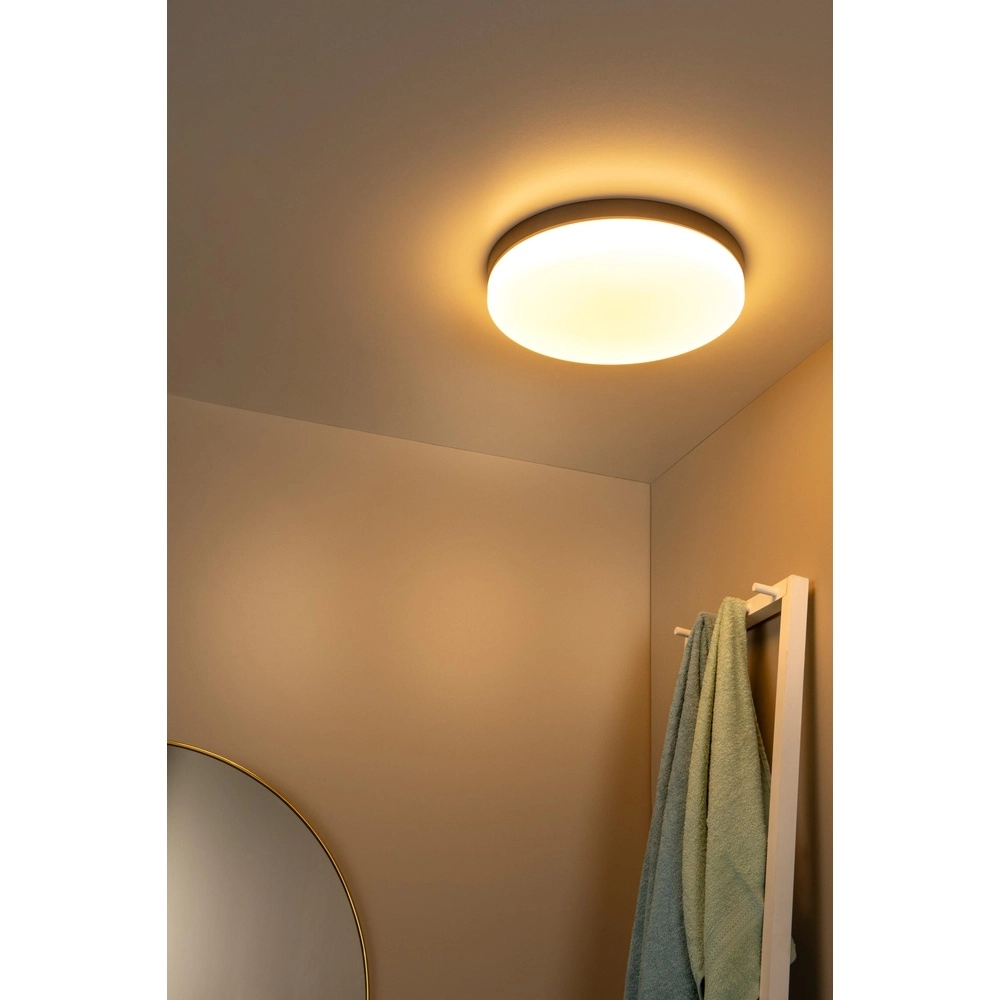 Deckenlicht Biskit Ø 40cm - IP44 schwarz Lucide 5411212792198