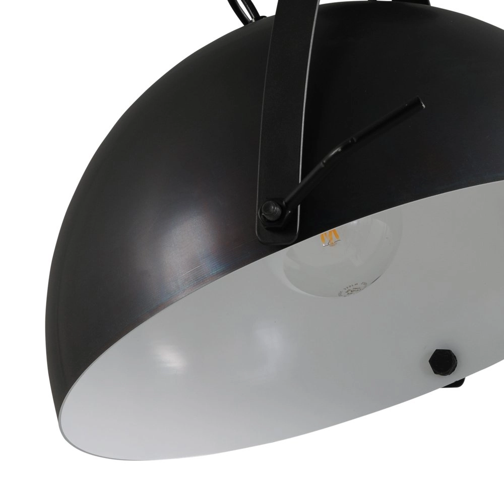 Deckenleuchte Larino 40 schwarz mit weiß Masterlight 8718121236483