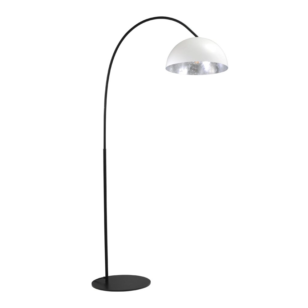 Stehlampe Industria 186 weiß mit silber Masterlight 8718121153186