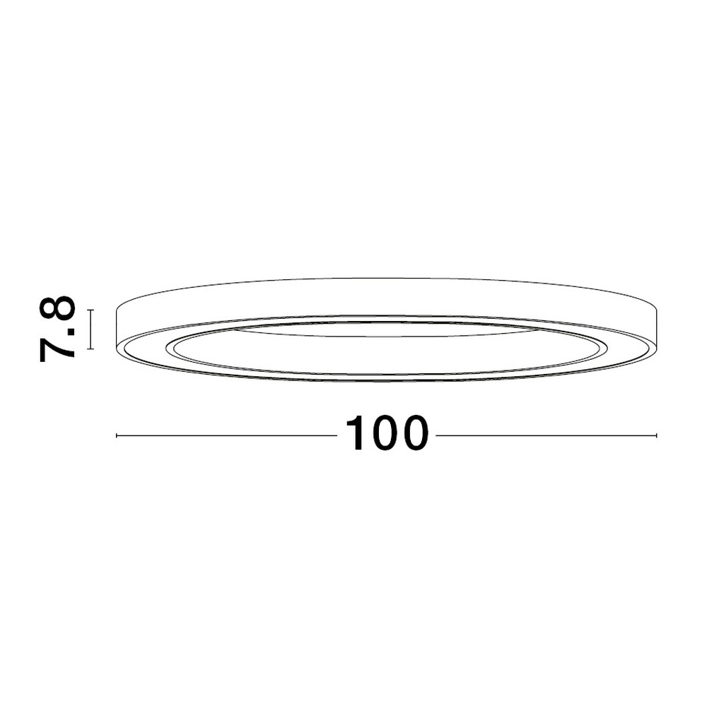 Design-Deckenleuchte Sting weiß Ø 100cm Lyora 5212017437525