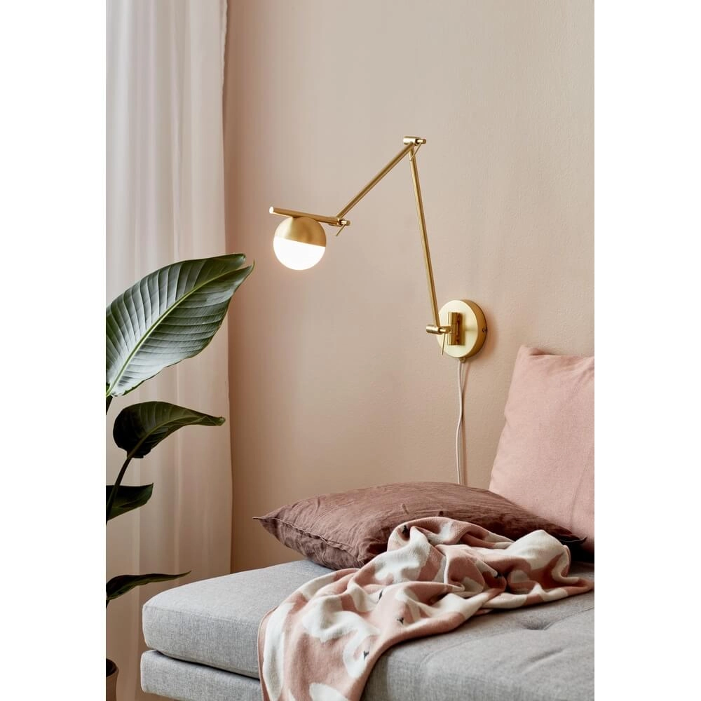 Design von Wandleuchten Contina Messing Nordlux 5704924001734