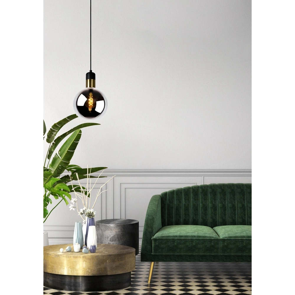 Pendellampe Julius Ø 20cm Rauchglas Lucide 5411212343321