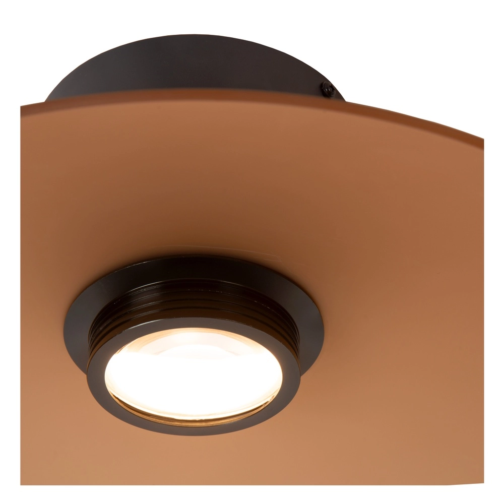 Elegante Deckenlampe Menga Ø 40cm Bernsteinglas Premium by Lucide 5411212251220
