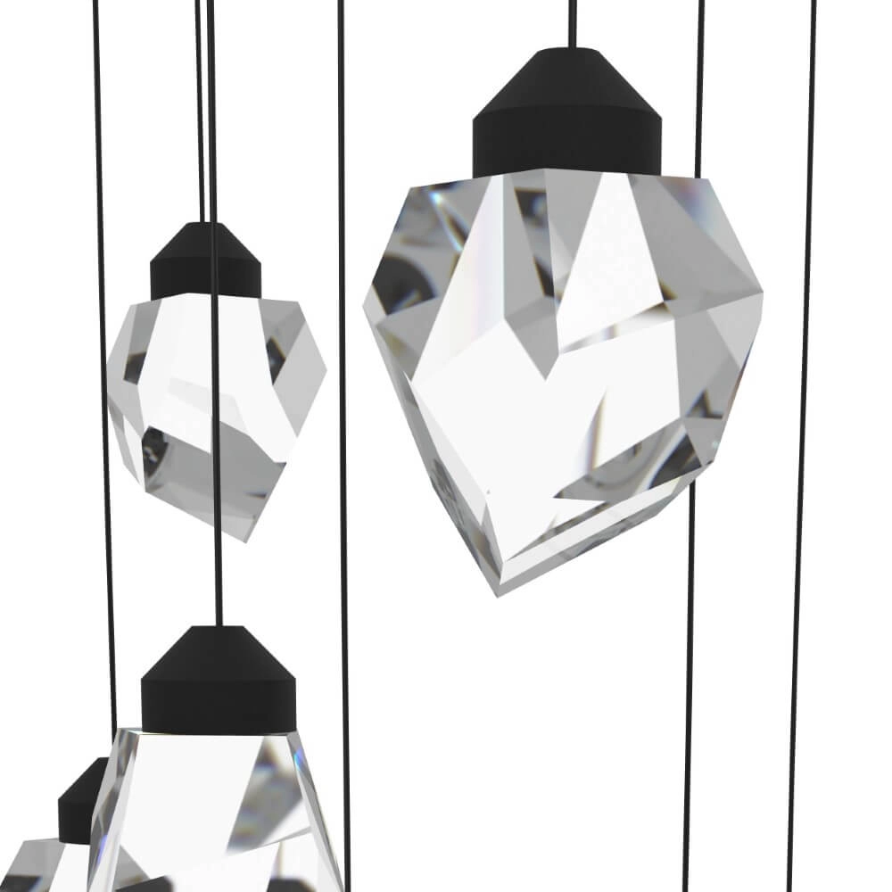 Hängelampe mit 17 Leuchten Sindicat Schwarz Stars of Light 9008606307111