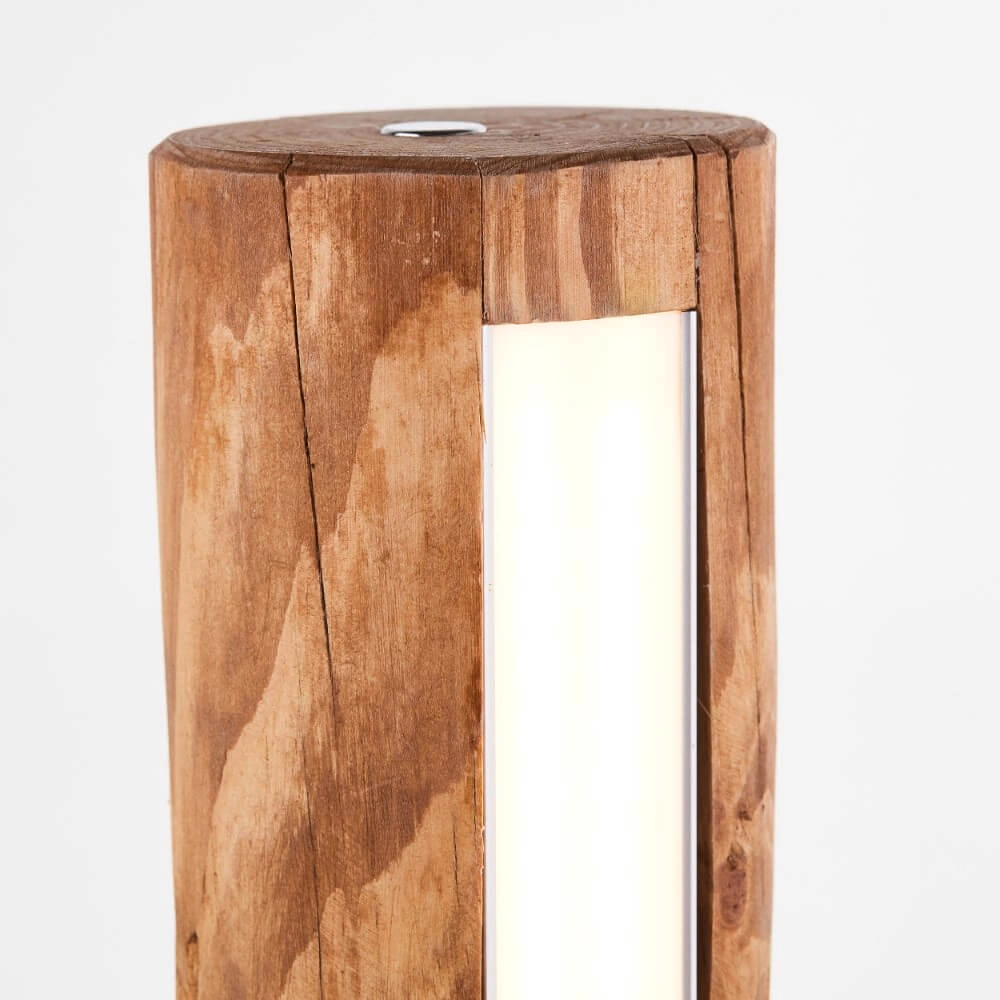 Tischlampe aus Holz Odun 46cm hoch Brilliant 4004353393532