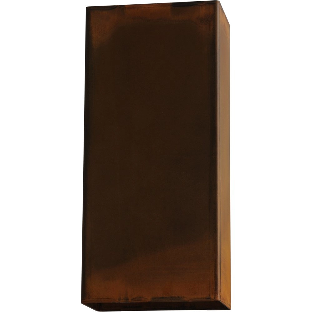 Wandlampe Metallico rostbraun