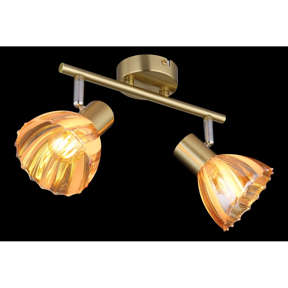 Deckenlampe 2-Leuchten Zachery Gold Globo 9007371533497