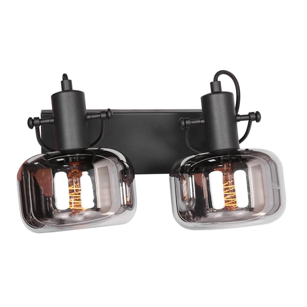 Doppelwandleuchte Glaslic Rauchglas Steinhauer 8712746174076