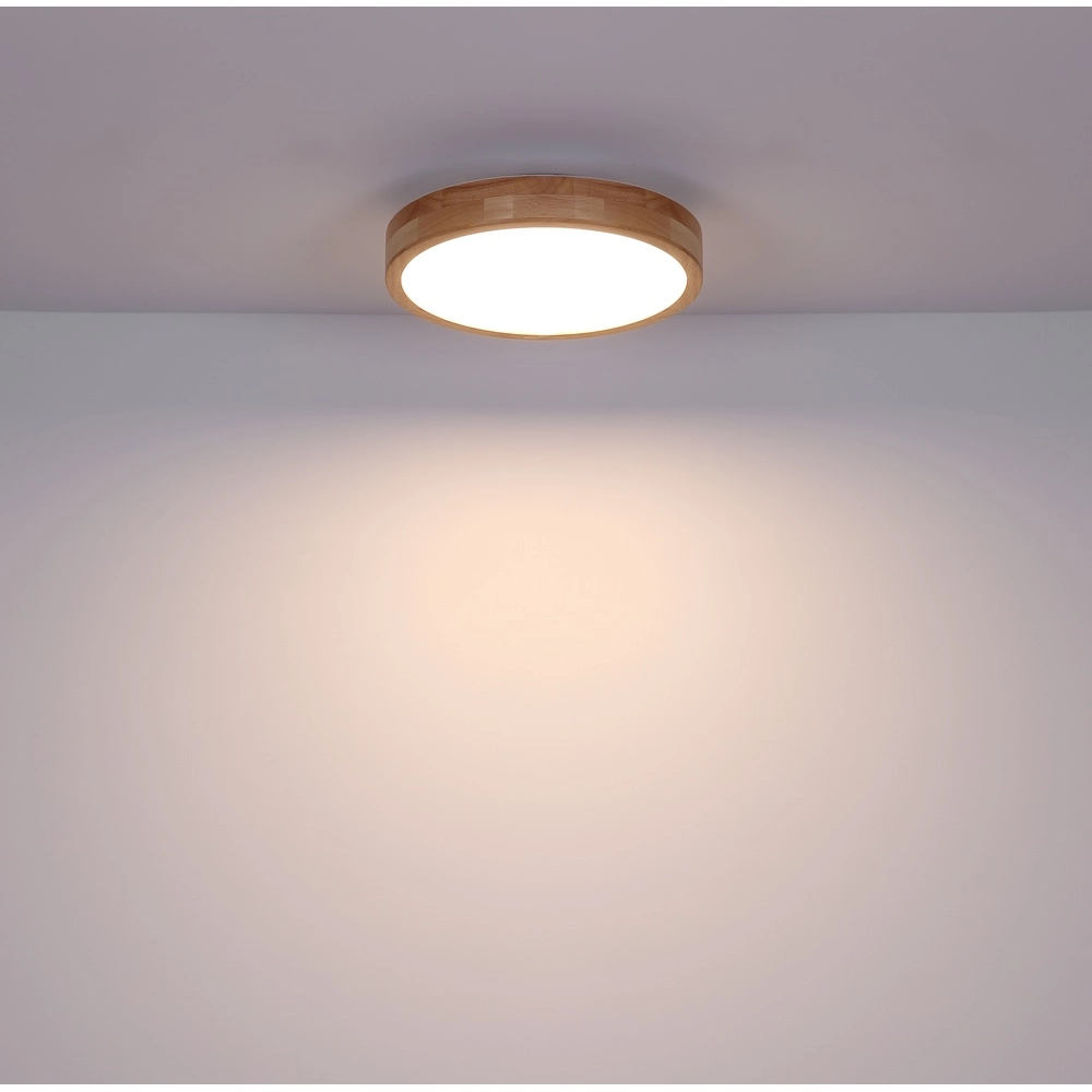 Holzdeckenlampe Rainer Skandinavisch Ø 40 cm Globo 9007371395279