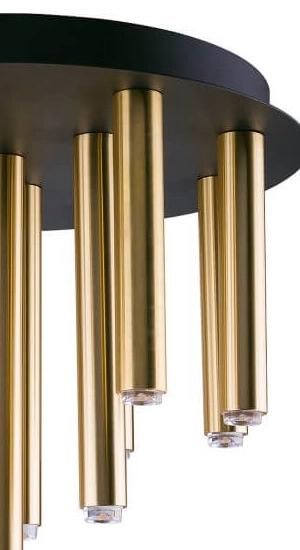 Schwarz-Goldene Deckenlampe Stalactite Lyora 5903139905497