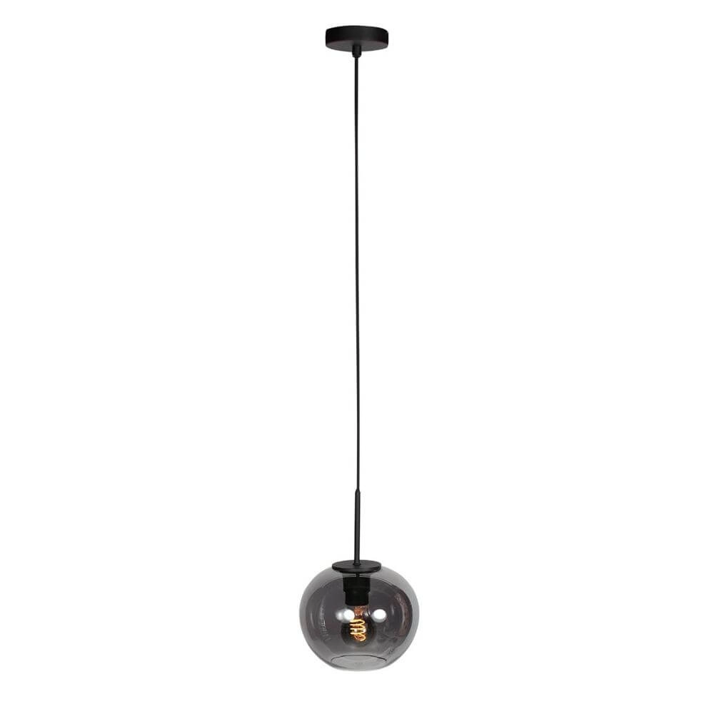 Pendelleuchte HaloSwap mit 1 Kugel Rauchglas Ø 20cm Steinhauer 8712746179736