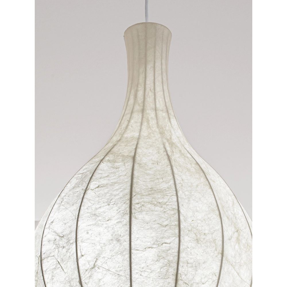 Weiße Pendelleuchte Seda Ø 38cm Lyora 5212017477873