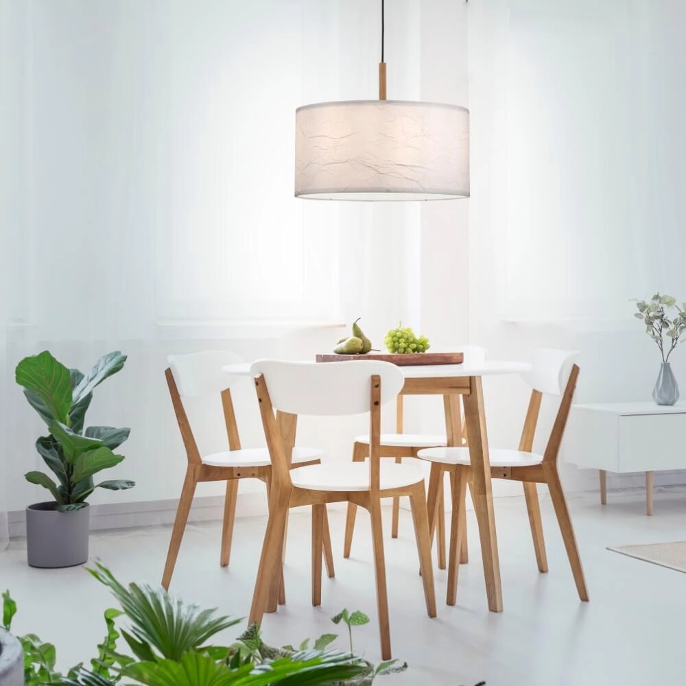 Weiße Hängelampe Green Sofie einzel Just Light 4043689994990