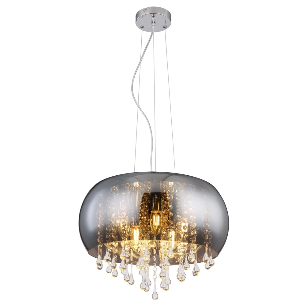 Pendellampe Kalla Ø 44cm Chrom