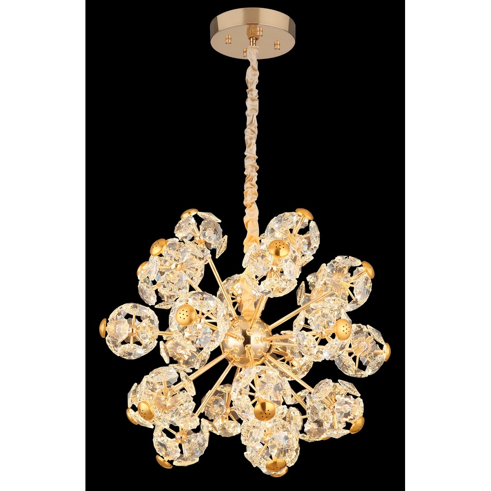 Pendellampe Floriella gold Ø 65 cm Globo 9007371513550