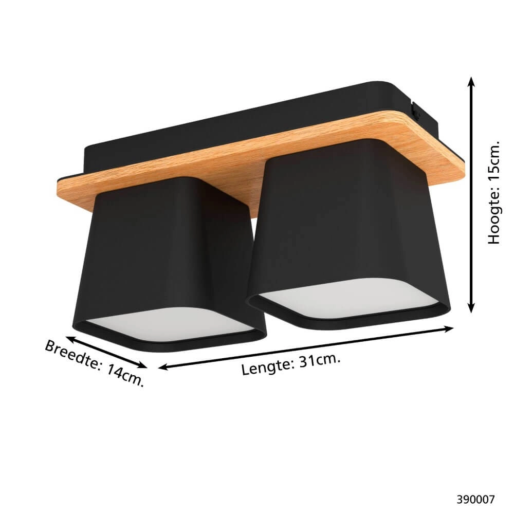 2-Lichts Deckenlampe Ruscio Stars of Light 9008606220793