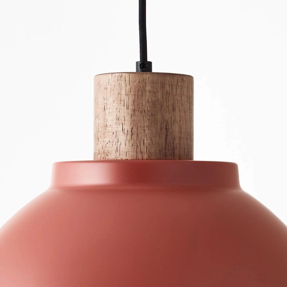 Hängelampe Erena Ø 38cm rot Brilliant 4004353413063