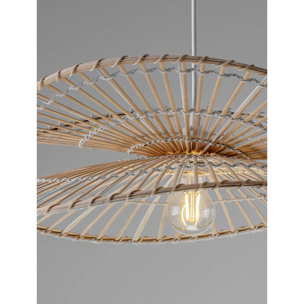 Rattan Pendelleuchte Artic Ø 60cm Lyora 5212017477286