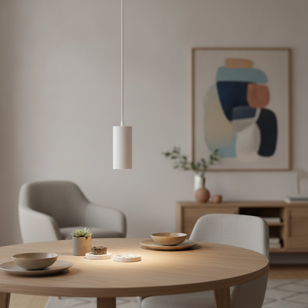 Design-Pendelleuchte Milano weiß 15cm