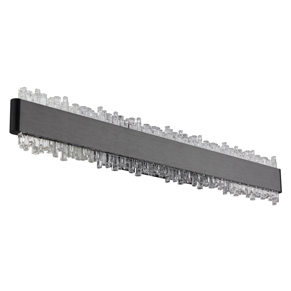 Schwarze Wandlampe Stalagmita 48 cm Globo 9007371566754