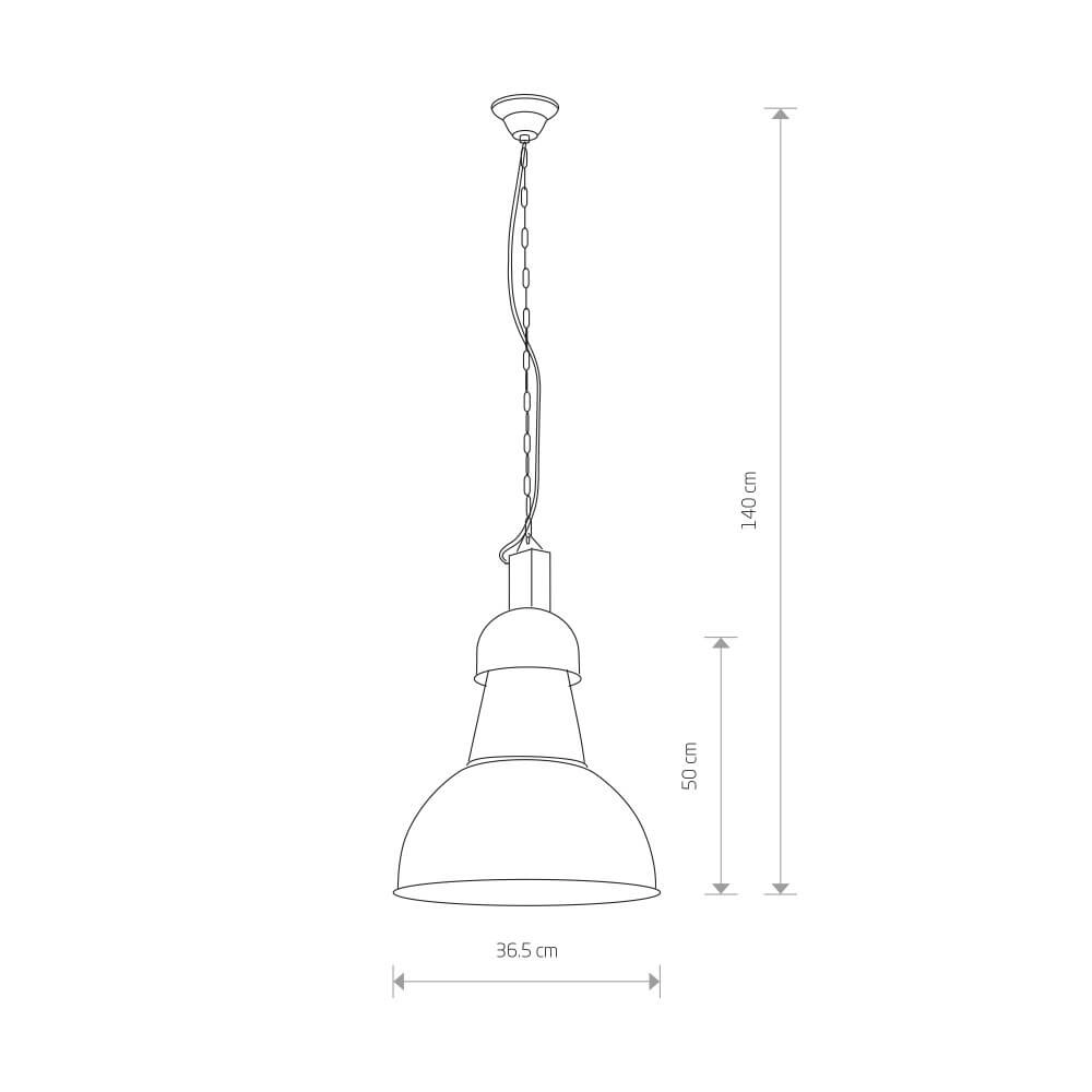 Hängelampe High-Bay Ø 36,5cm Lyora 5903139506793