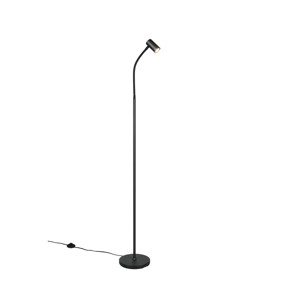 Design-Stehlampe Taryn Schwarz Trio 4017807685756