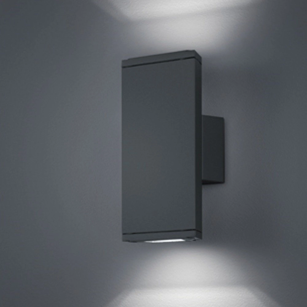 LED-Wandleuchte Colorado Up - Down Anthrazit Trio 4017807284164