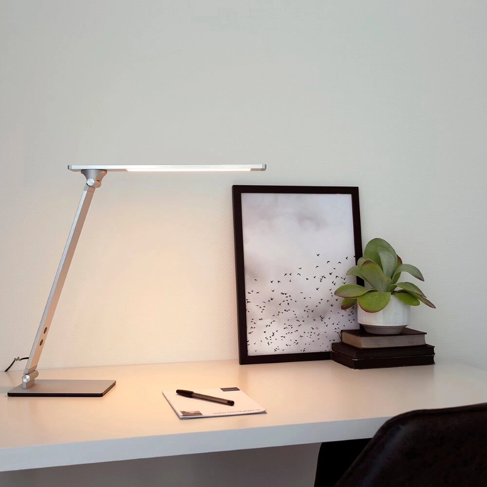 Schreibtischlampe Serenade LED grau Steinhauer 8712746132649