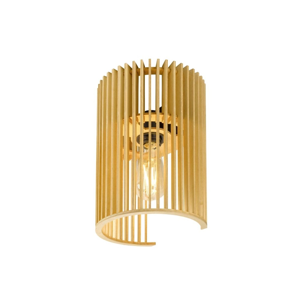 Design-Wandleuchte Wud Holz