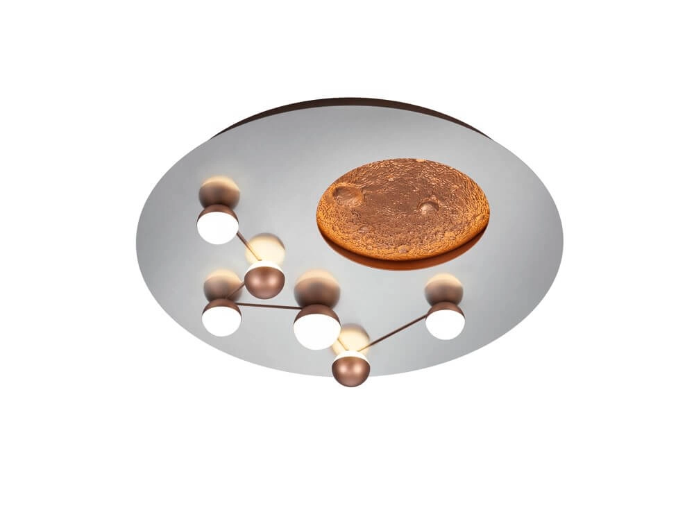 Designer-Deckenleuchte Zodiac grau Trio 4017807580952