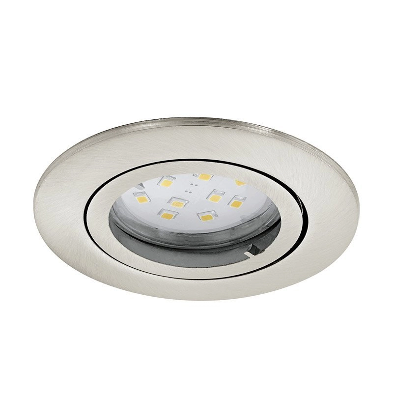 LED-Deckenspot Tedo 8cm Nickelmatte