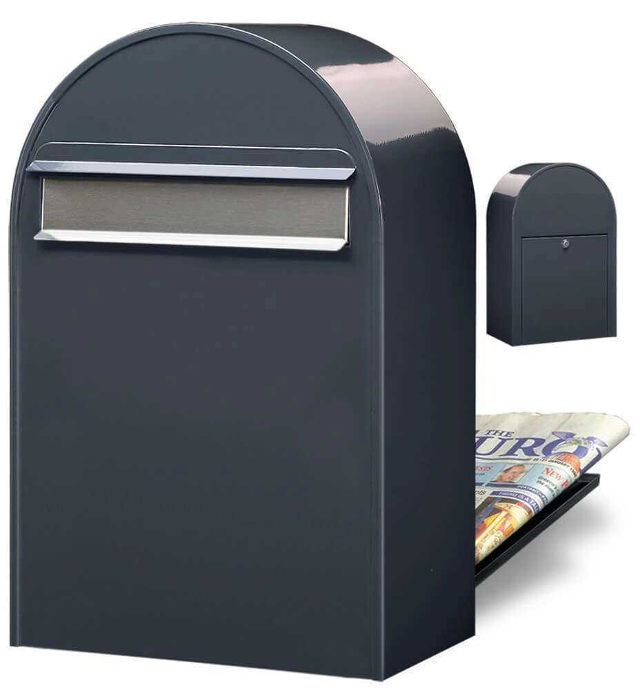 Briefkasten Classic B 7016 i Dunkelgrau